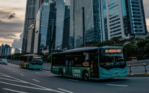 Electric bus fleet